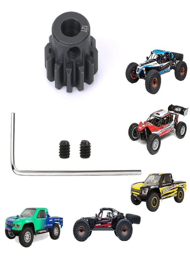 RCAWD ترس RCAWD ذو 12 سنًا لقطع غيار ترقية Losi lasernut U4 و Tenacity TT PRO و Tenacity DB و Tenacity SCT بمقياس 1/10، ووحدة فولاذية رقم 45 بقطر 5 مم، ووحدة تحكم في الارتفاع (Hop Ups) رقم 1، ووحدة تحكم في الارتفاع (Hop Ups) رقم 45، ووحدة تحكم في الارتفاع (Hop Ups) رقم 5 مم، ووحدة تحكم في الارتفاع (Hop Ups) رقم 1 ... - Image 1